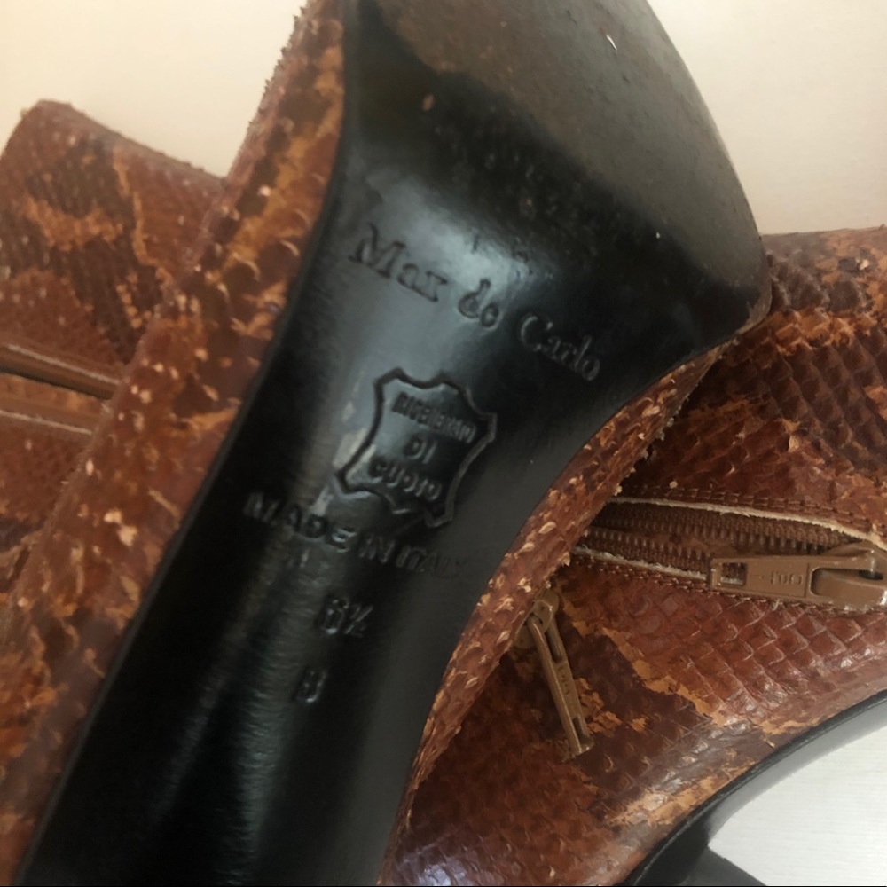Rare VTG Animal Print Boots - Picture 8 of 9